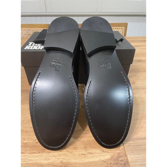 The Kooples Men's Leather Derbies Dress Shoes Black Leather Size 9 US 43 FR NIB - Picture 10 of 13
